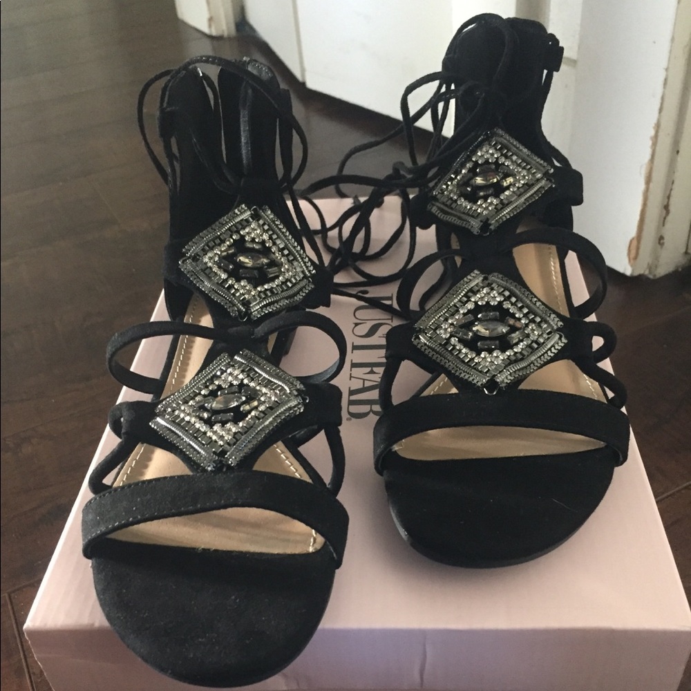 Strappy ankle sandals